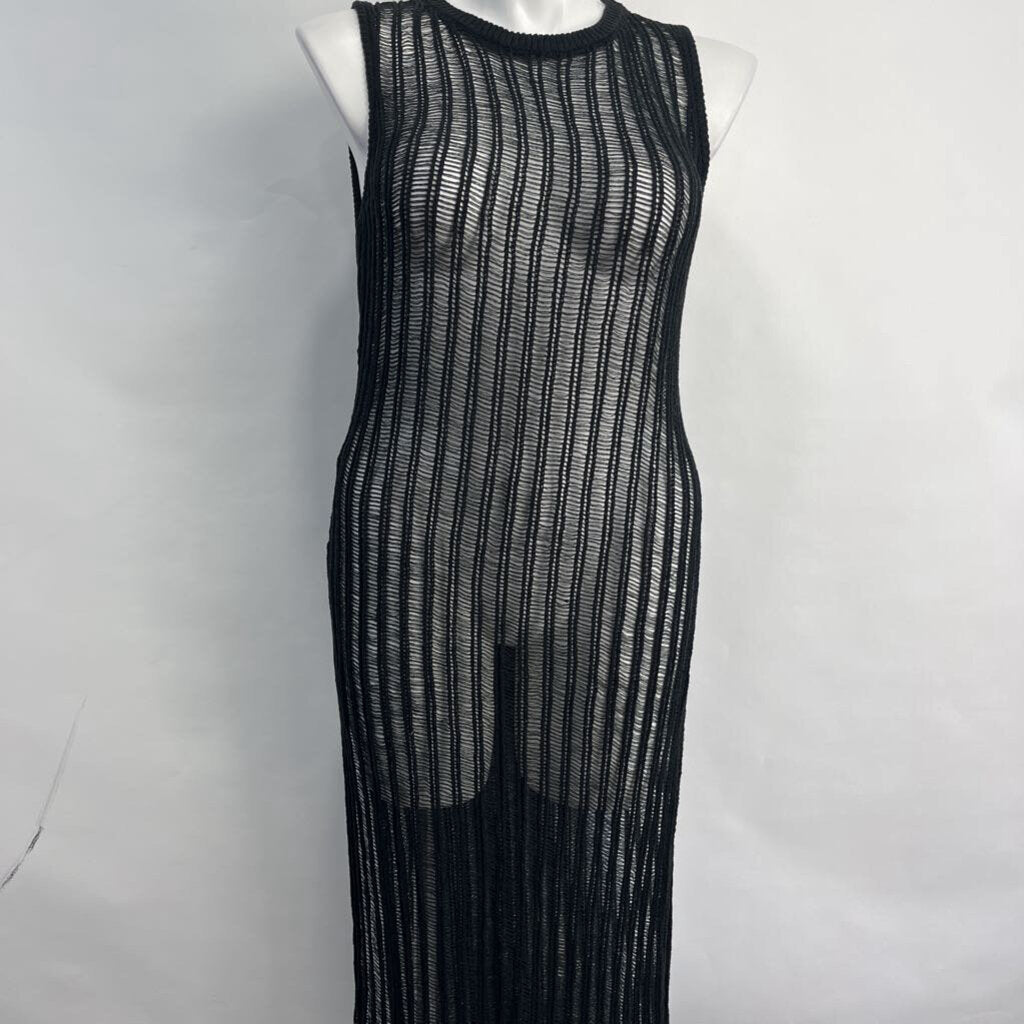 Cotton Candy Long Crochet Coverup