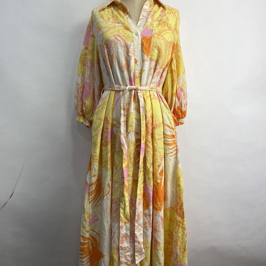 Maeve L/s Floral Maxi Dress