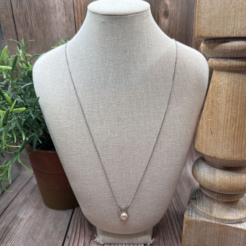 Ster Pearl Pndnt Ncklc