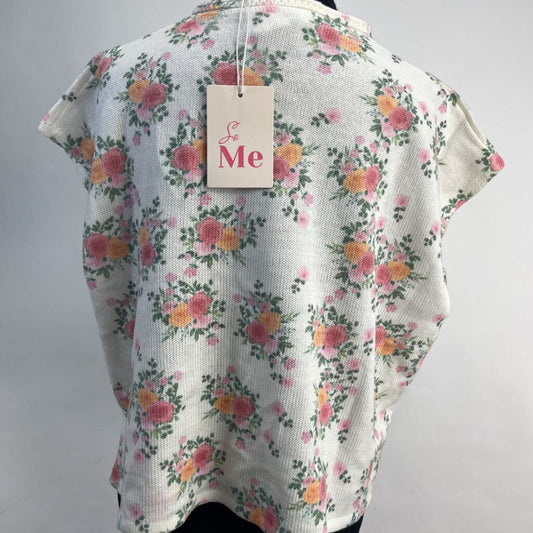 So Me Slvls Floral Sweater