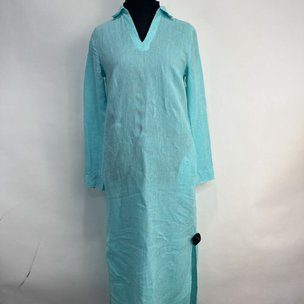 Talbots 3/4 Slv Linen Dress