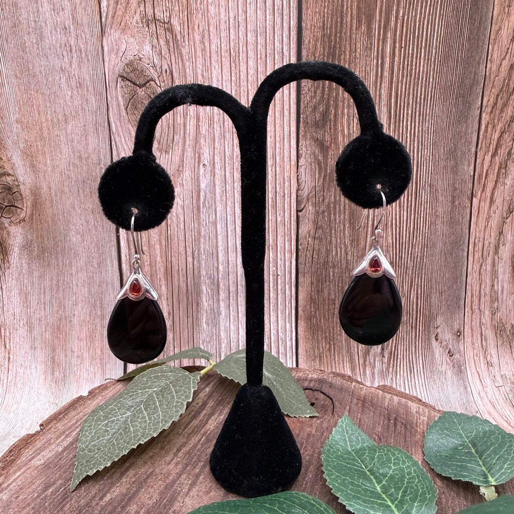 Teardrop Gem Earrings