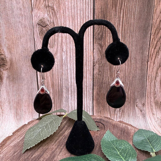 Teardrop Gem Earrings
