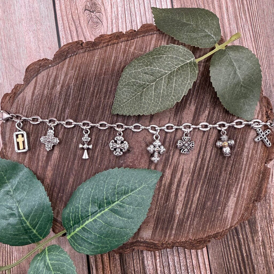 Brighton Cross Charms Bracelet