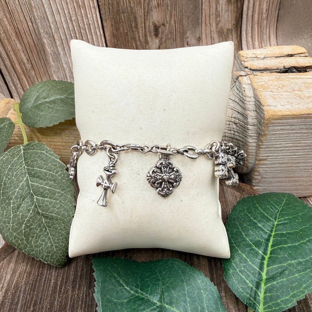 Brighton Cross Charms Bracelet