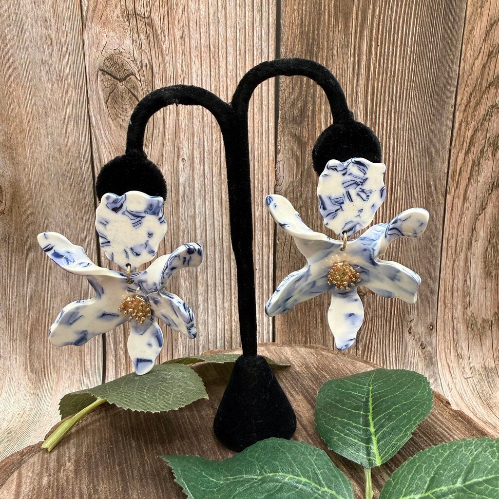 Flower Statement Earrings