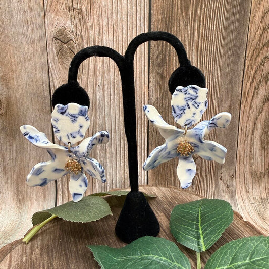 Flower Statement Earrings