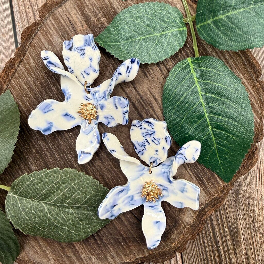 Flower Statement Earrings