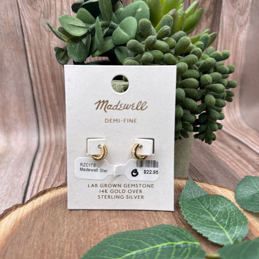 Madewell Demi Fine Hoop Earrings