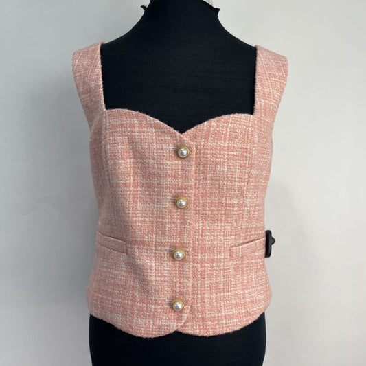 Reformation Tweed Vest