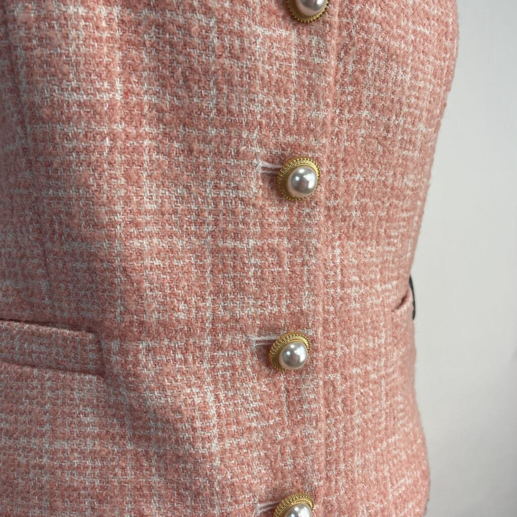 Reformation Tweed Vest