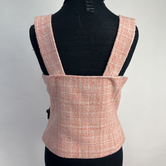 Reformation Tweed Vest