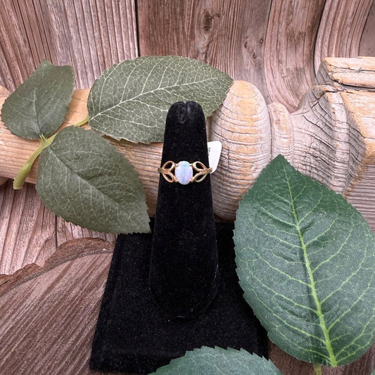 14k YG Opal Ring