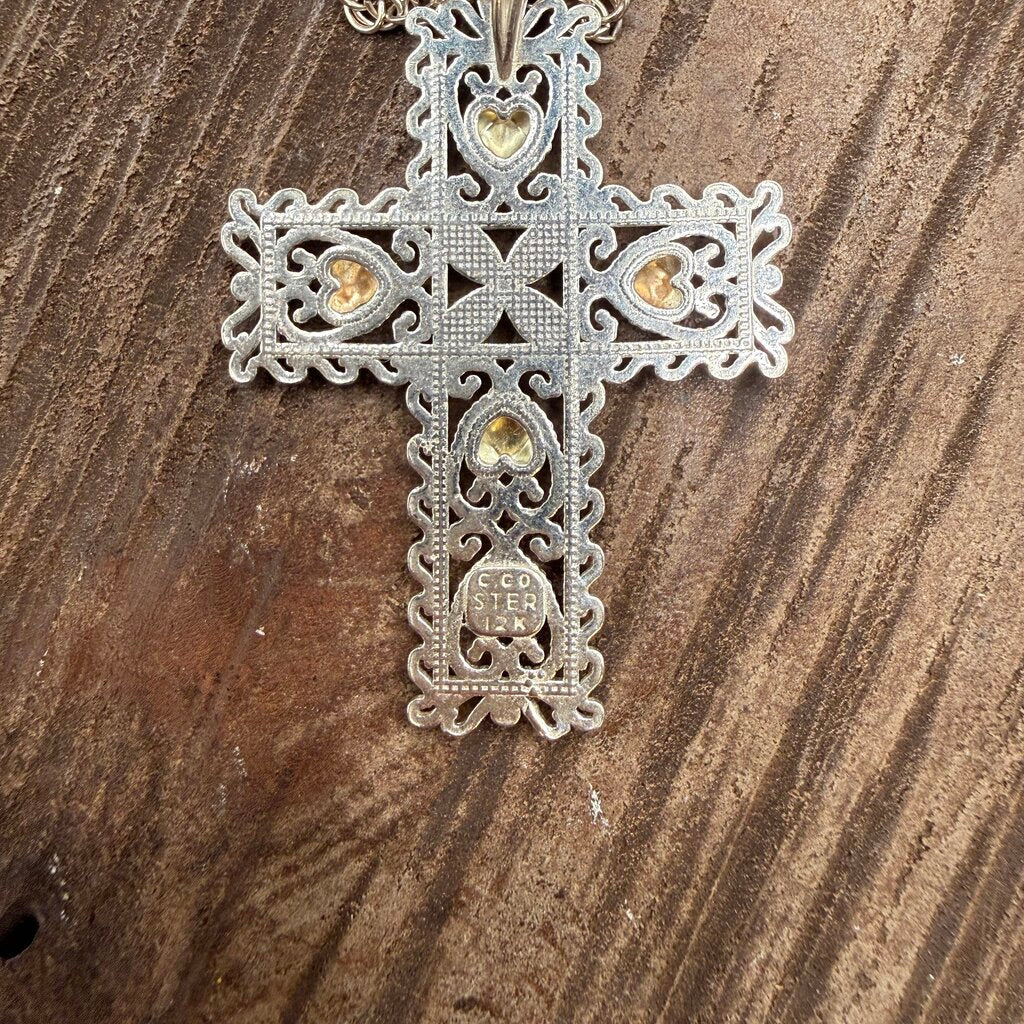 Black Hills Gold Cross Necklace