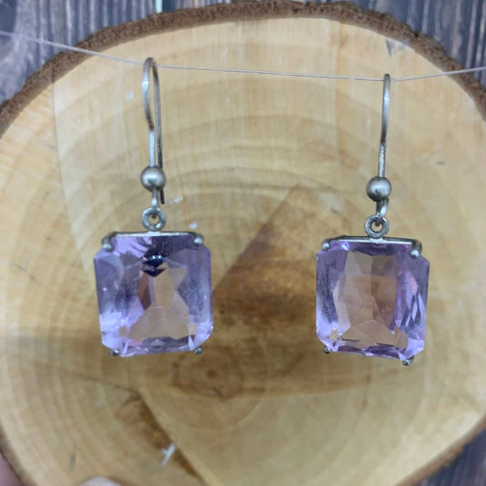 Gem Drop Sterling Earrings