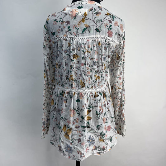 Anthropologie L/s Floral Shirt