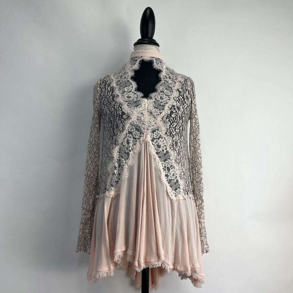 Free People L/s Lace Shirt