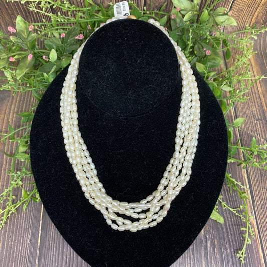 14k &Rice Pearl Necklace