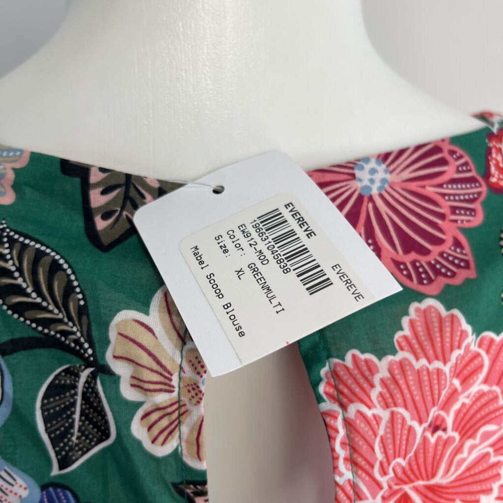 Evereve s/s Floral Shirt