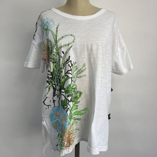 Pilcro S/s Floral Tee