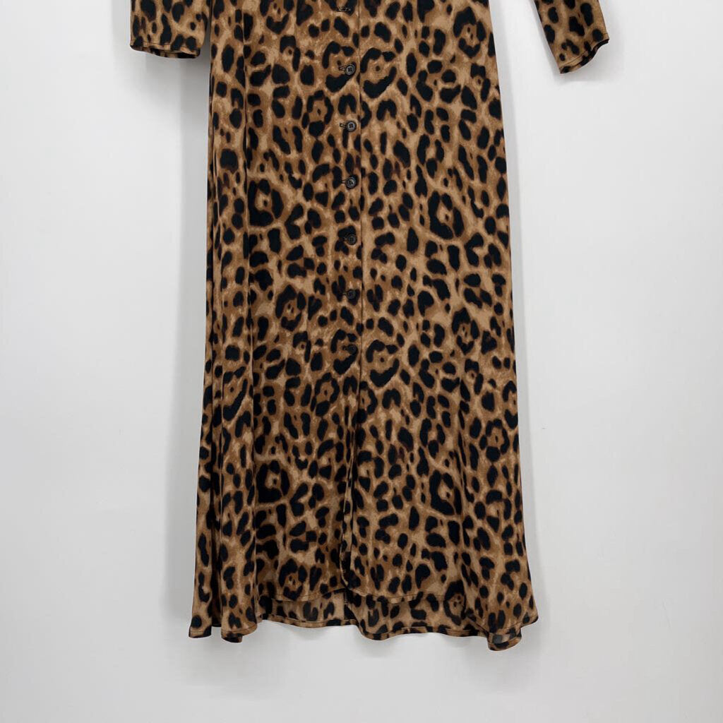 Reformation Animal Print Dress