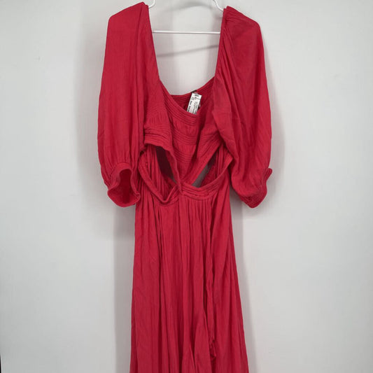 FP L/s Gauze Maxi Dress