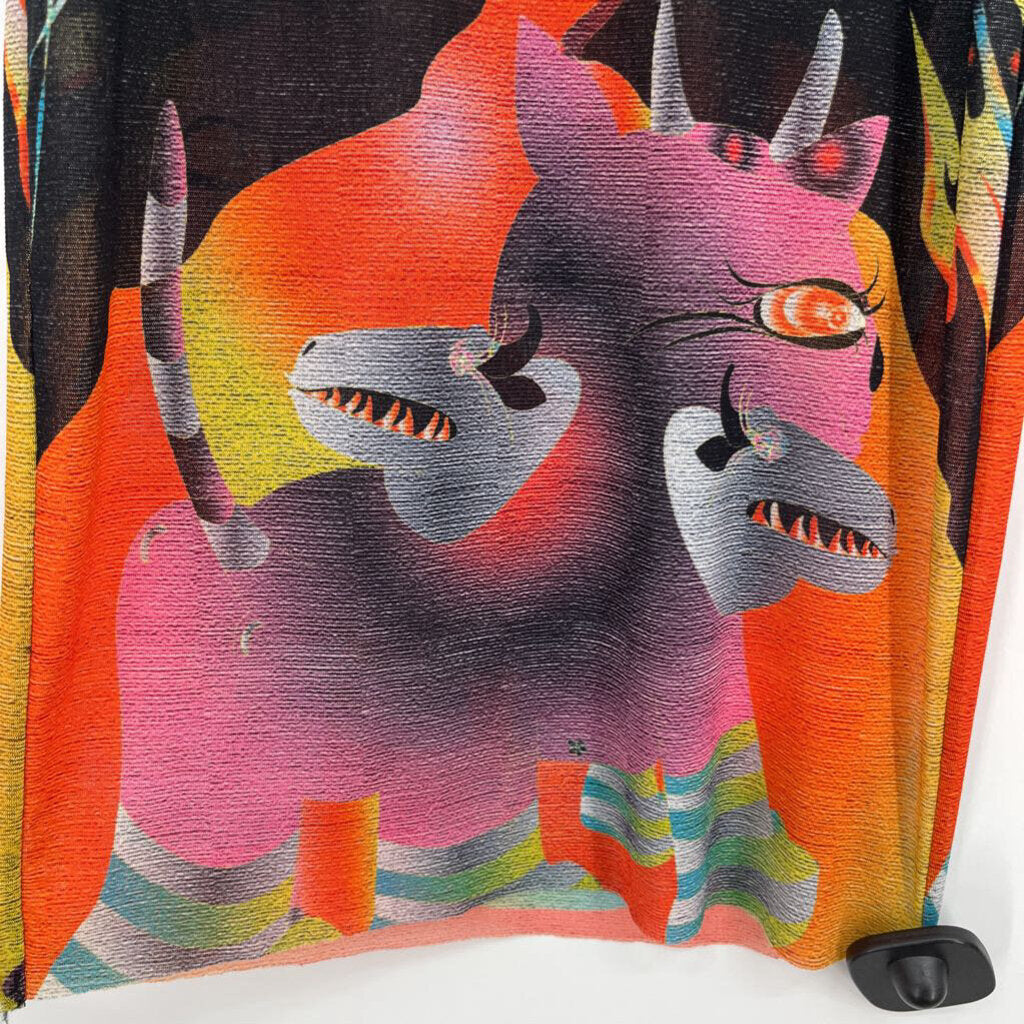 Skims Slvls Obsidian Print Dress