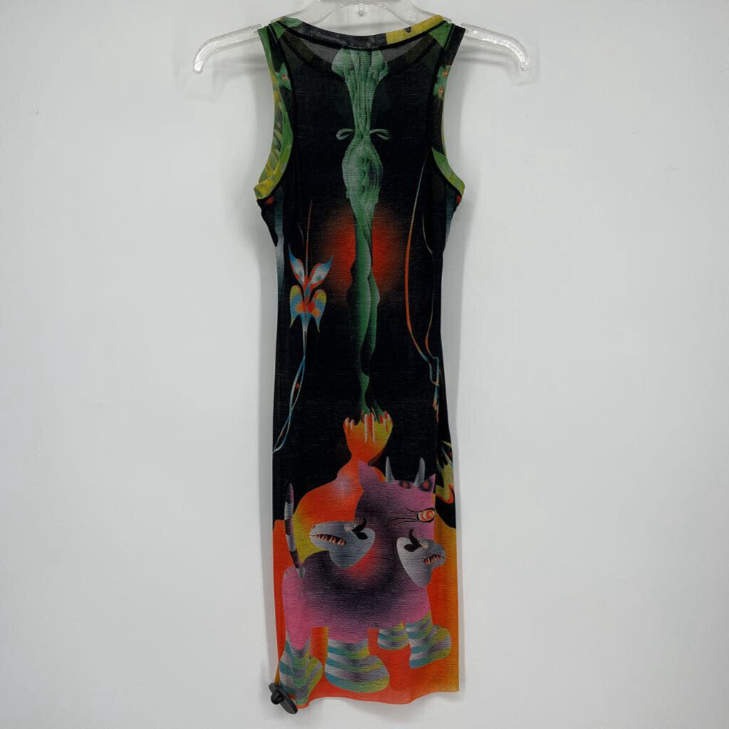 Skims Slvls Obsidian Print Dress