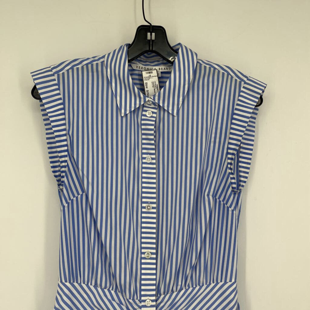 Veronica Beard S/s Stripe Dress