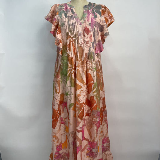 Maeve S/s Floral Maxi Dress