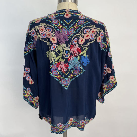 Johnny Was L/s Floral Shirt