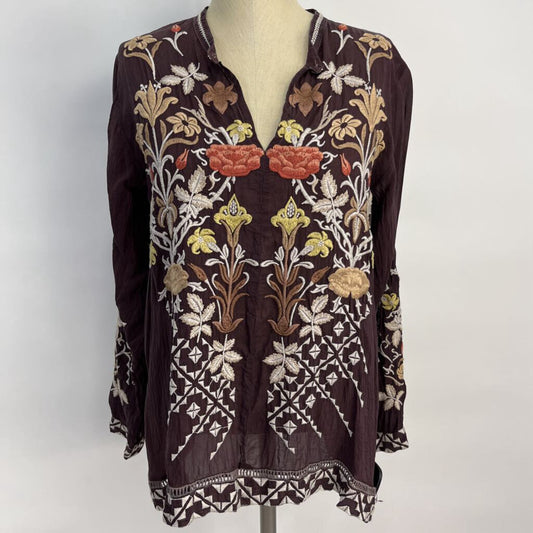 Johnny Was L/s Floral Shirt