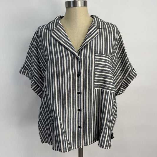 Evereve s/s Striped Shirt