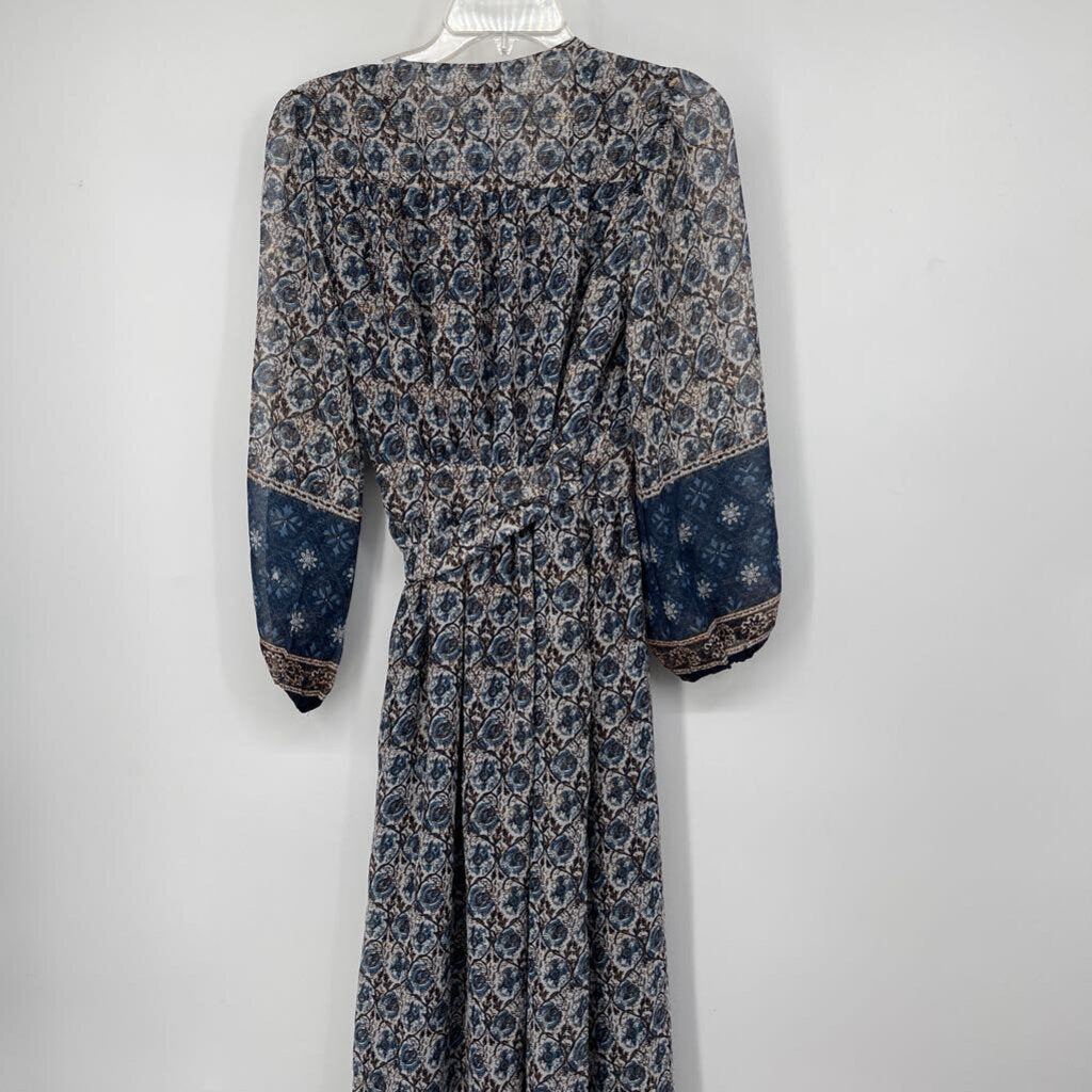 BTFL-Life L/s Floral Wrap Dress