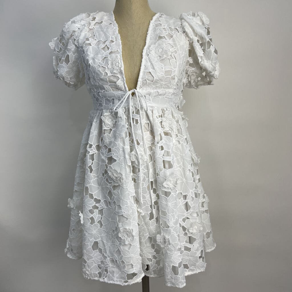 Mainstrip Floral Applique Dress