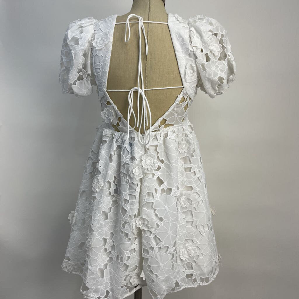 Mainstrip Floral Applique Dress
