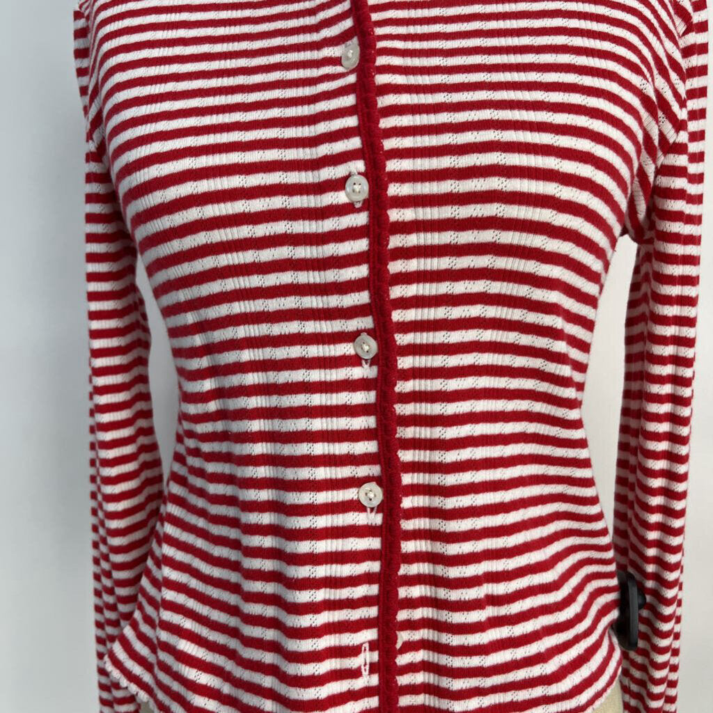 J. Crew L/s Striped Cardigan