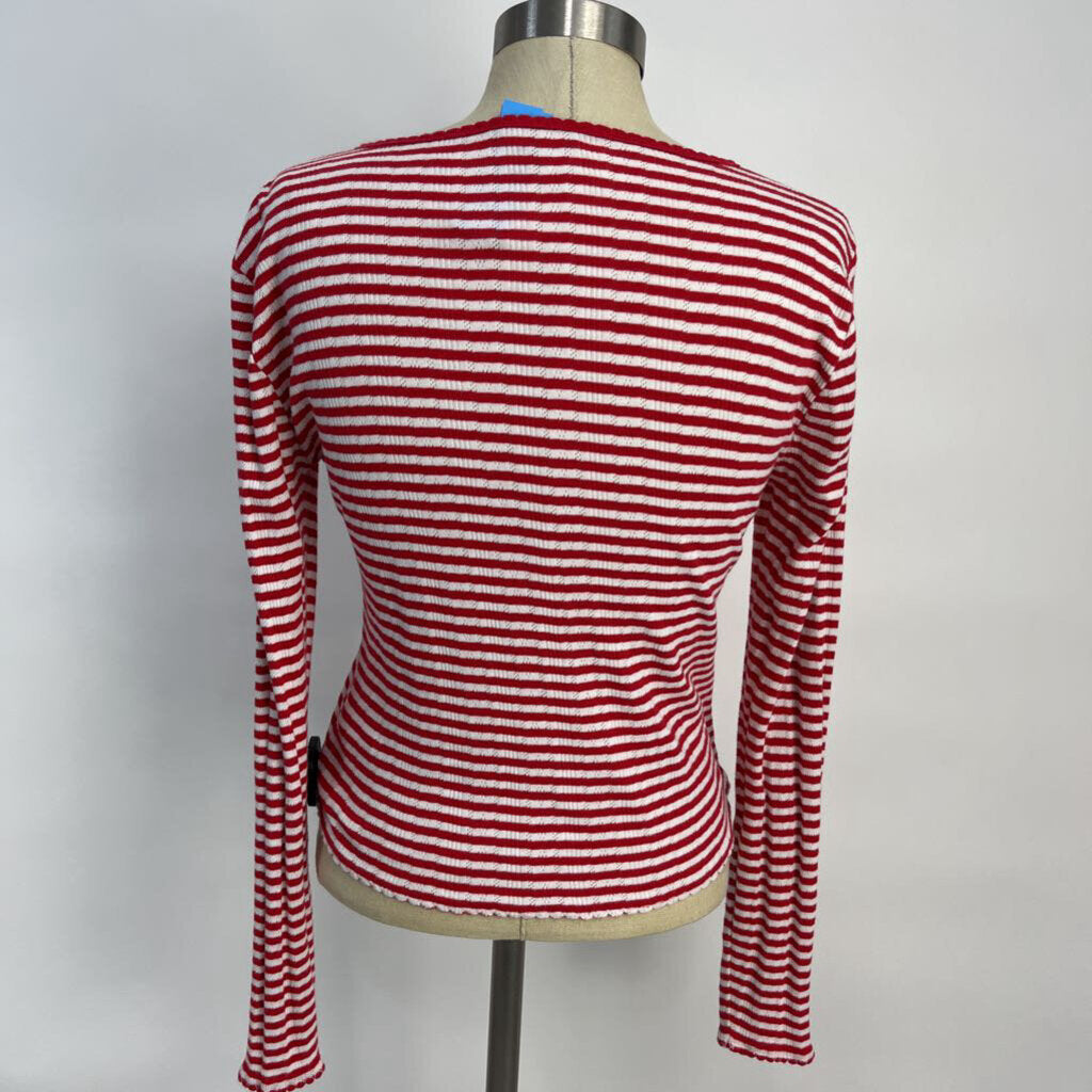 J. Crew L/s Striped Cardigan