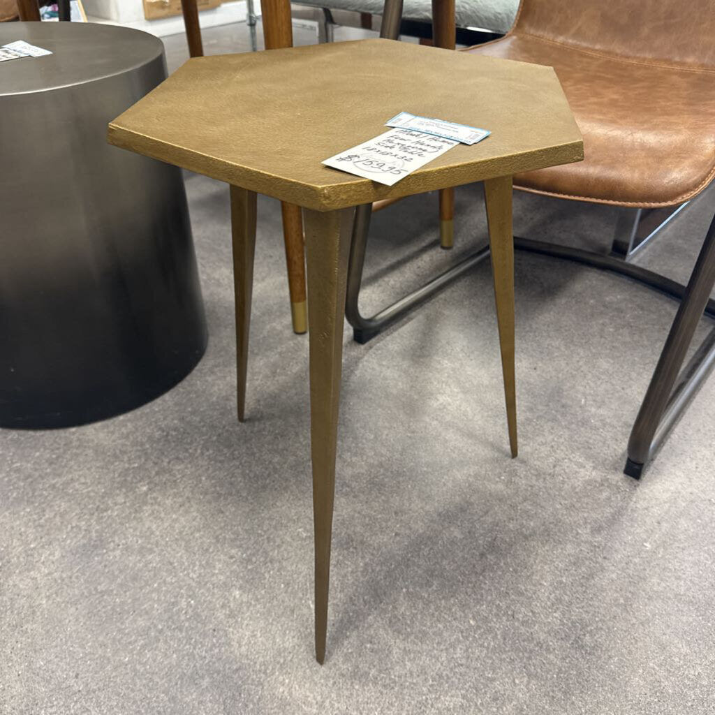 Four Hands Hexagonal Side Table