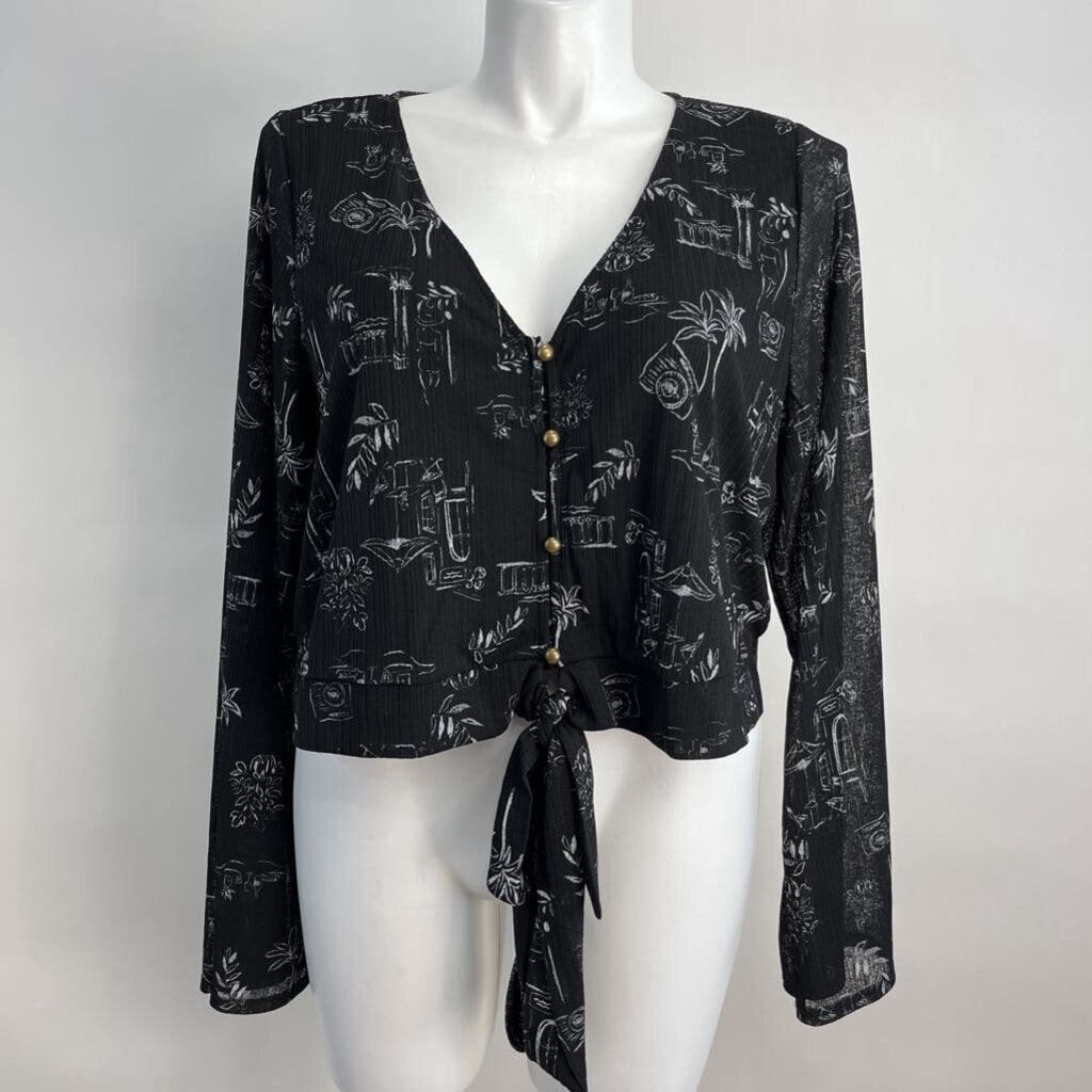 Torrid L/s Crop Shirt