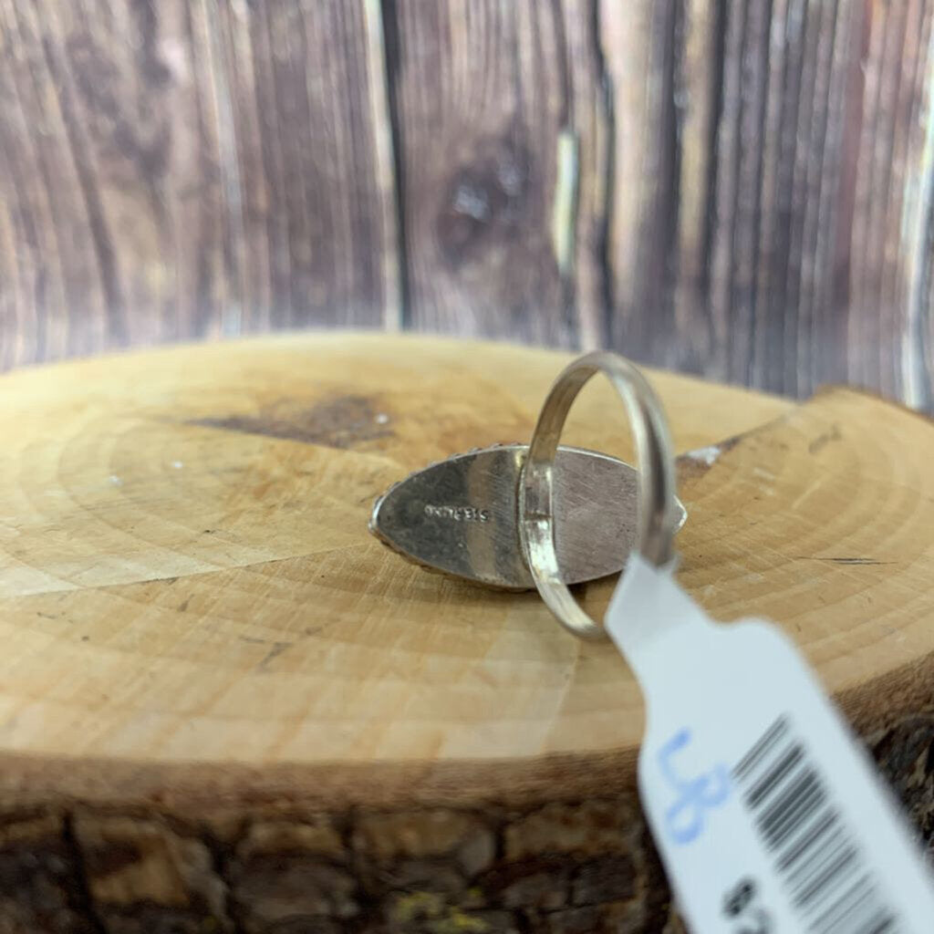 Sterling Marquis Stone Ring
