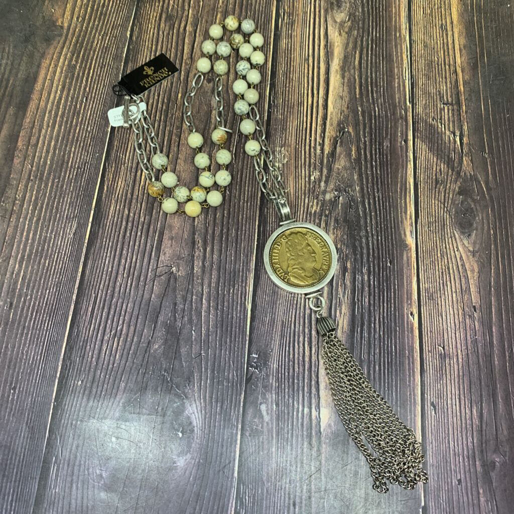 French Kande Coin Necklace