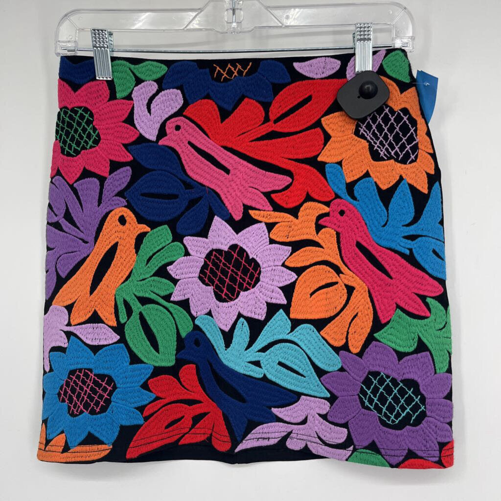 J. Marie Floral Mini Skirt