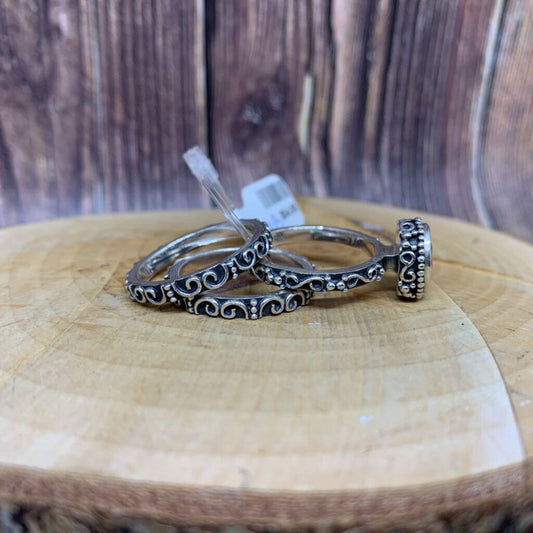 Sterling Ring Stack