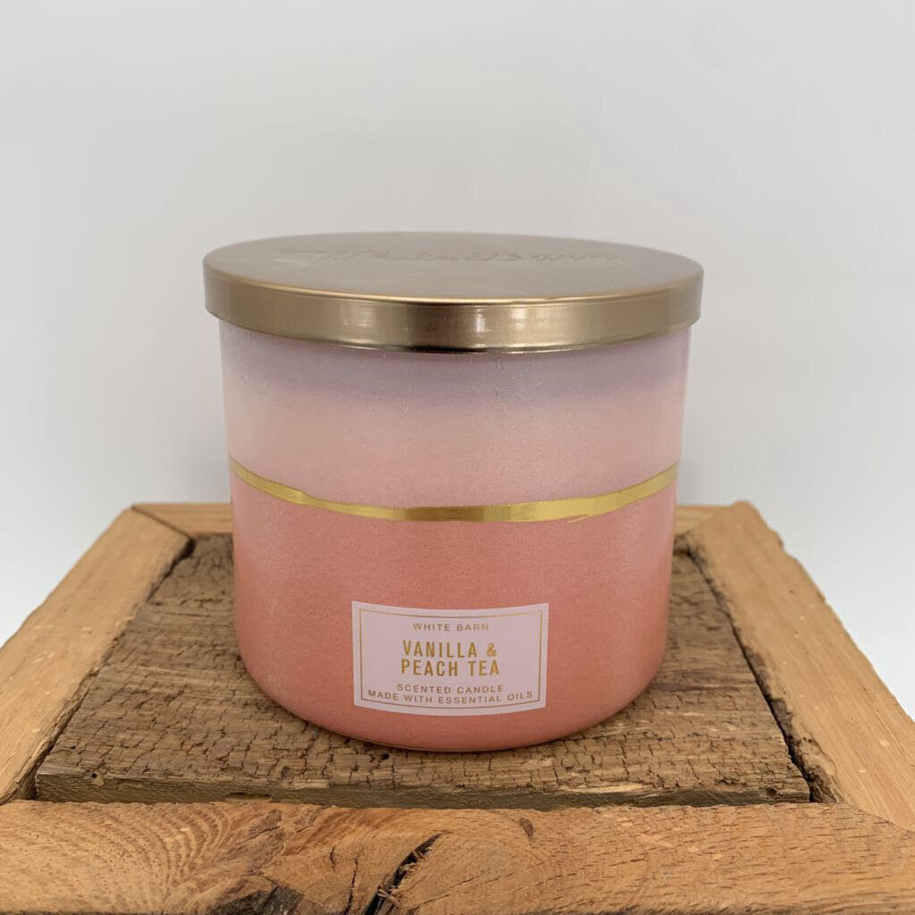 Vanilla & Peach Tea Candle
