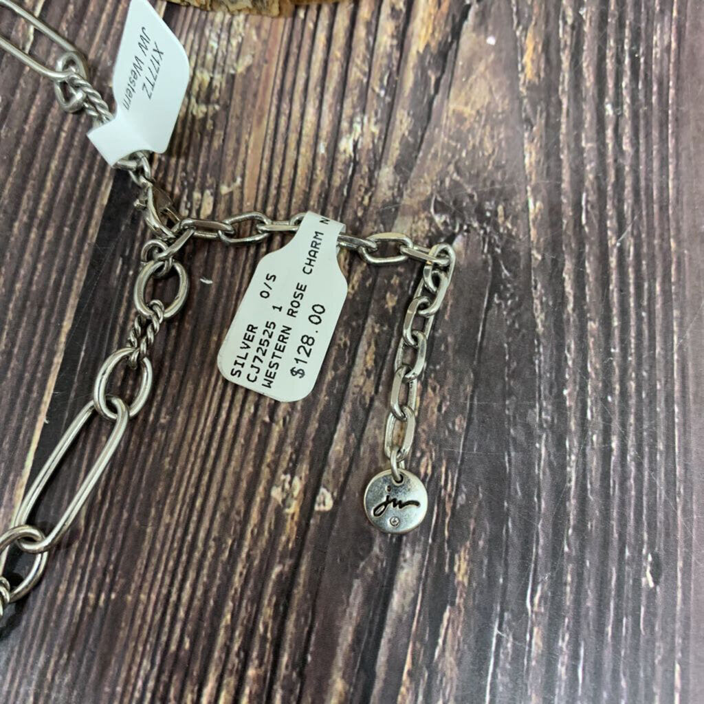 Johnny Was Western Rose Charm Necklace