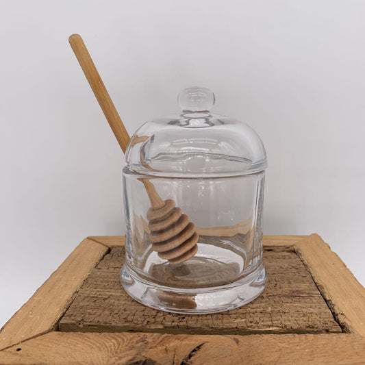 Glass Honey Jar w/ Dipper