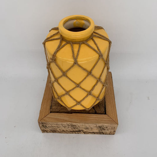 Twine Lattice Wraped Vase