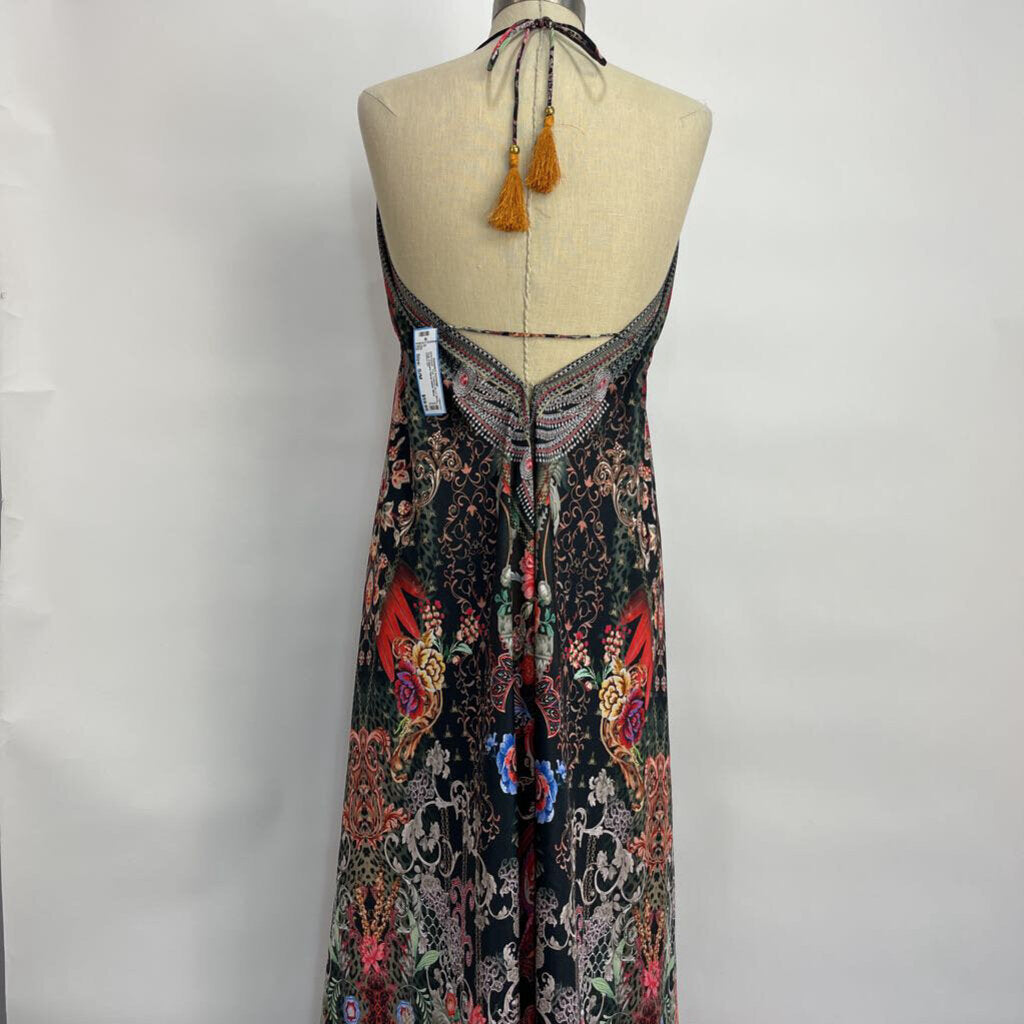 True Colours Floral Halter Maxi Dress