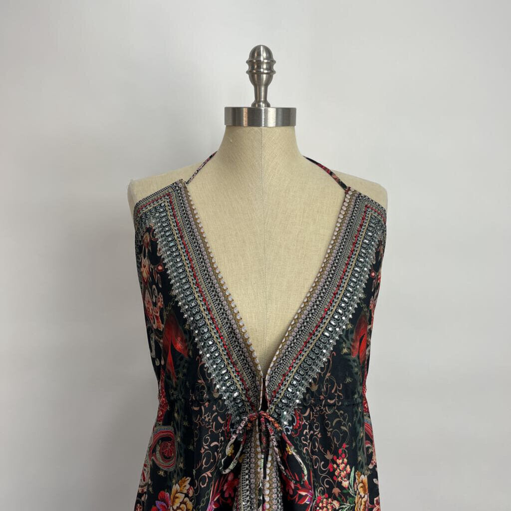 True Colours Floral Halter Maxi Dress